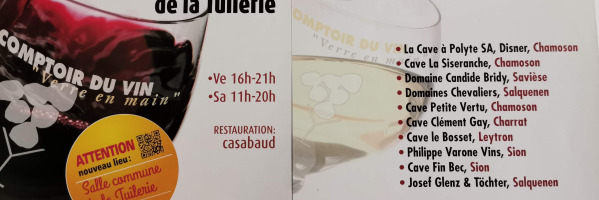 St Maurice : dégustation 9 et 10 décembre 2022 !